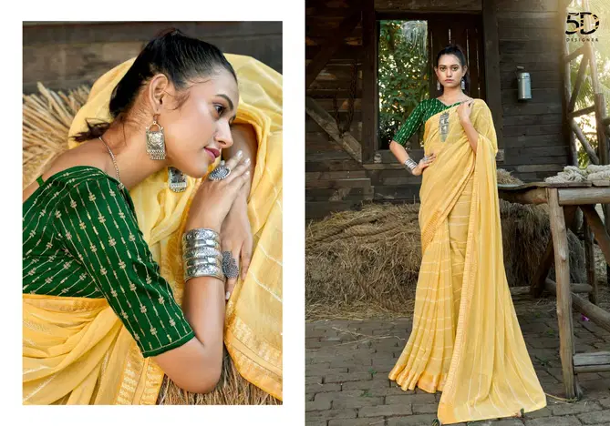 Mahotsav 5d Designer Wholesale Georgette Sarees Catalog